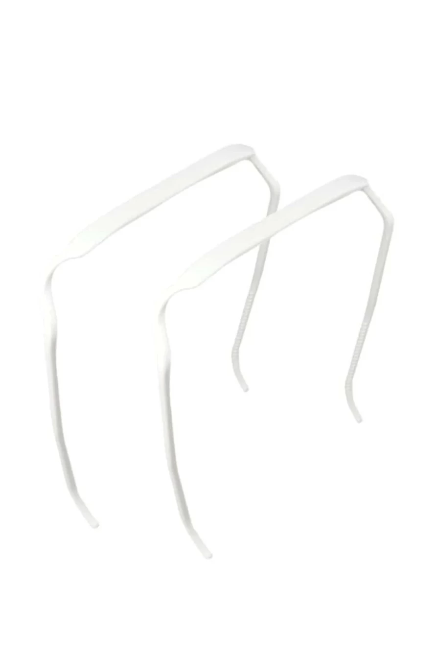 Shewin Women's Silvery Thick Square Plastic Hair Hoop for Voluminous Hair